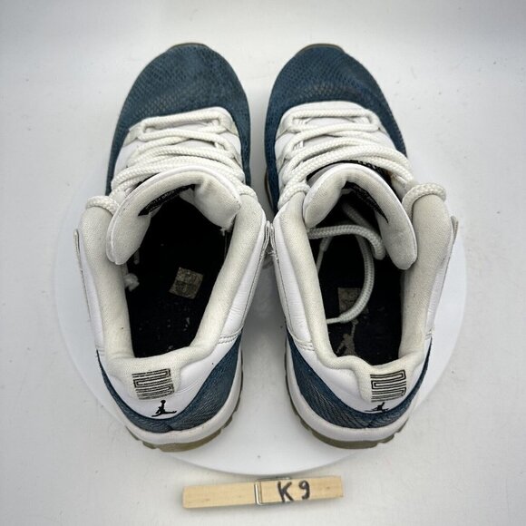 Nike Air Jordan 11 XI Retro Low Men Size 8 Shoes Snakeskin Navy CD6846-102 - Picture 11 of 13